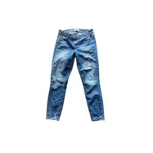 Paige Distressed Skinny Jeans - Size 29, Trendy Blue Denim
